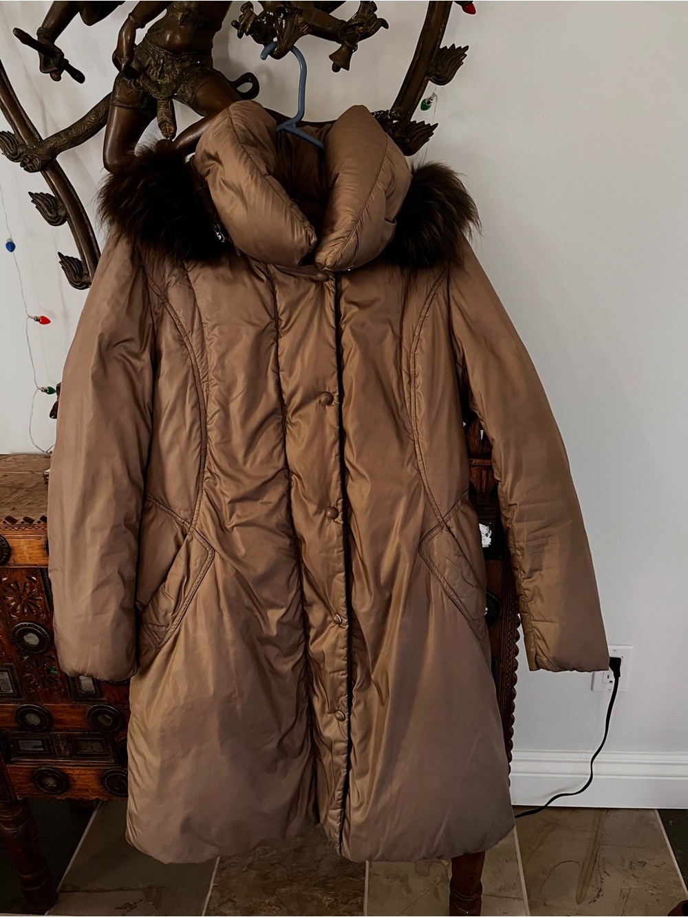 🍁Maple coloured goose down Coat